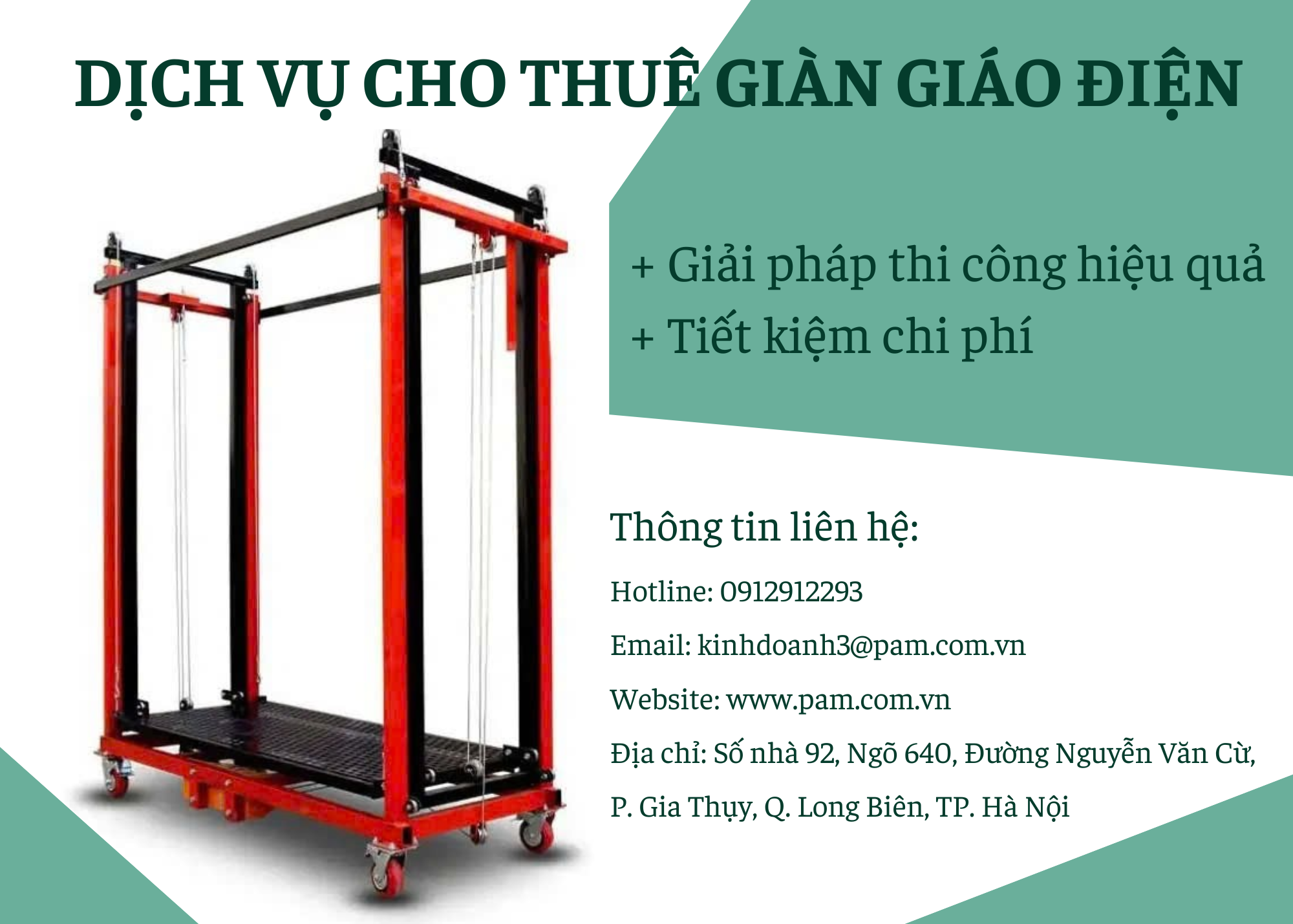 Cho thuê giàn giao điện