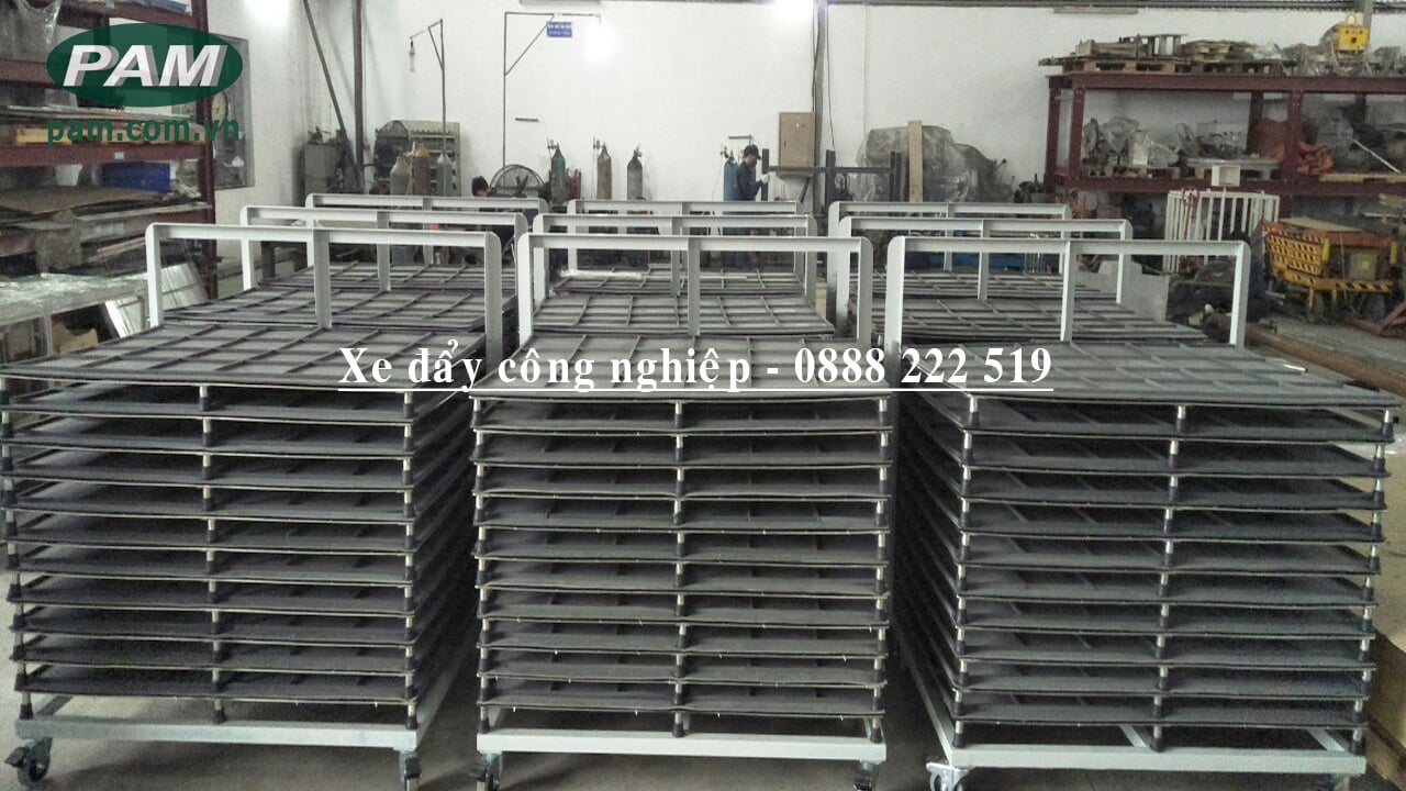 xe đẩy công nghiệp cho hàng linh kiện điện tử