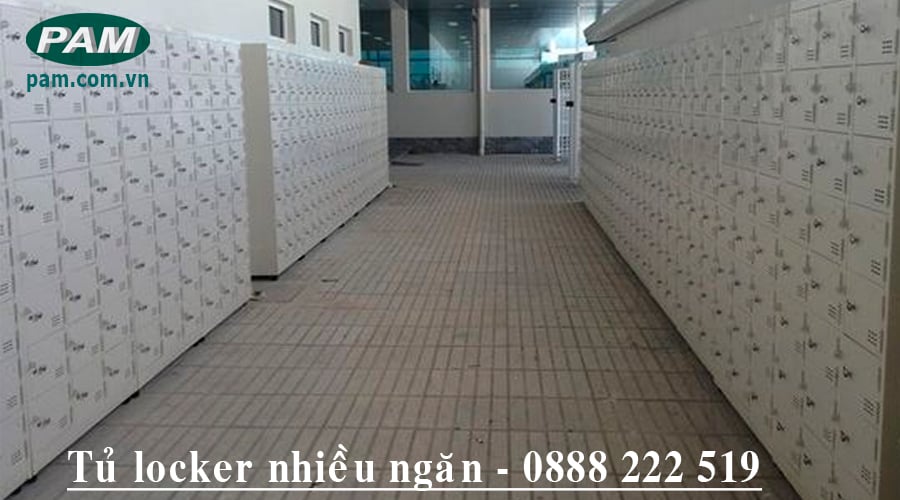 tủ locker nhiều ngăn có khóa